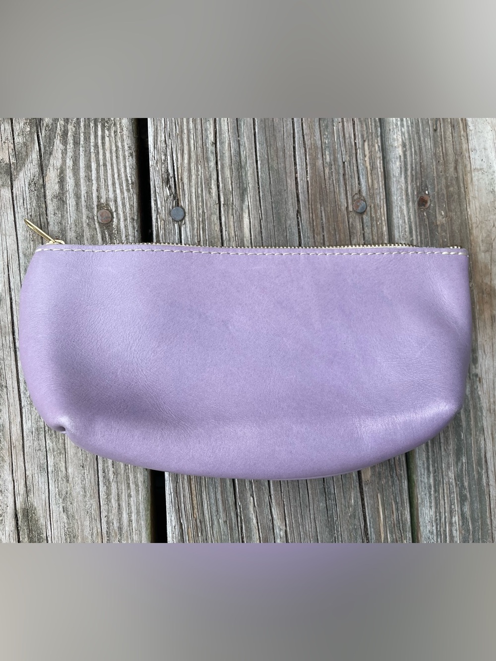 Portland Leather Hoods Utility pouch in Lavender